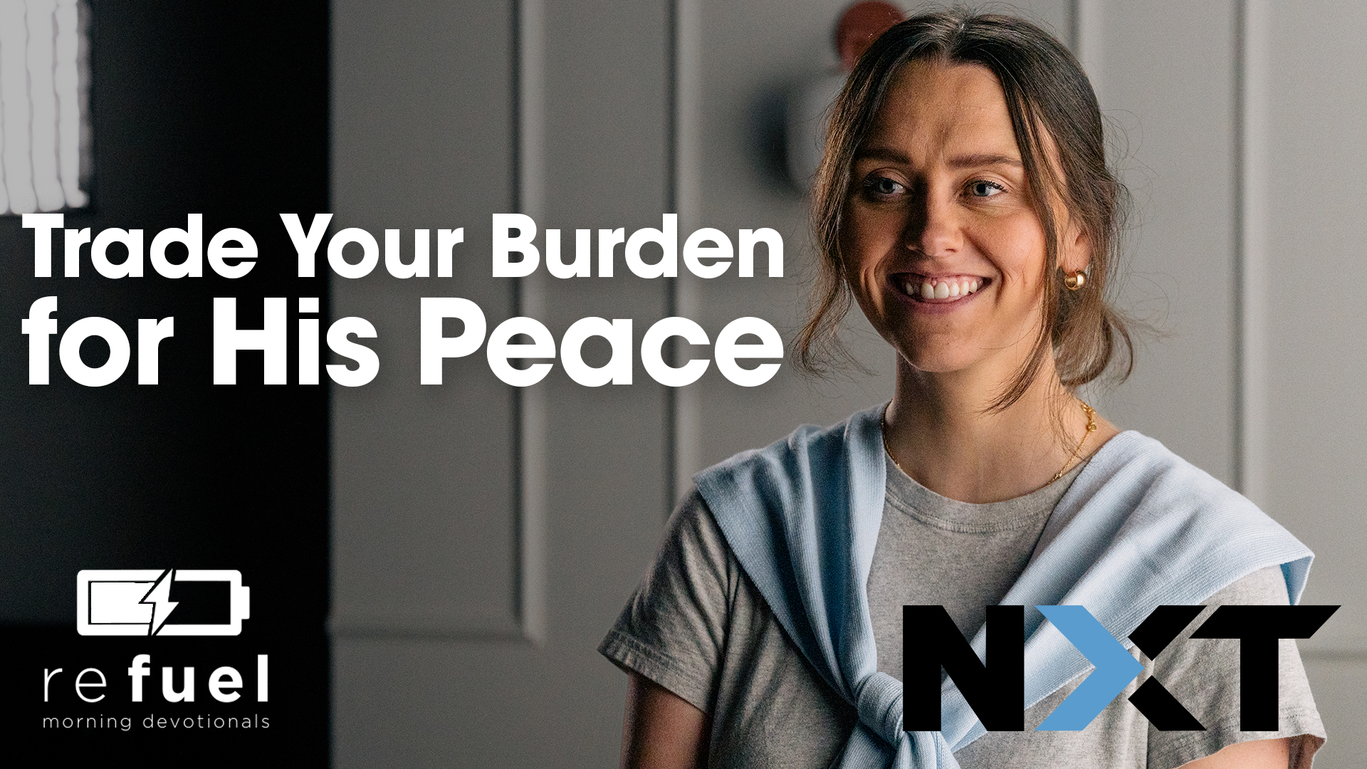 Trade your burden for His peace